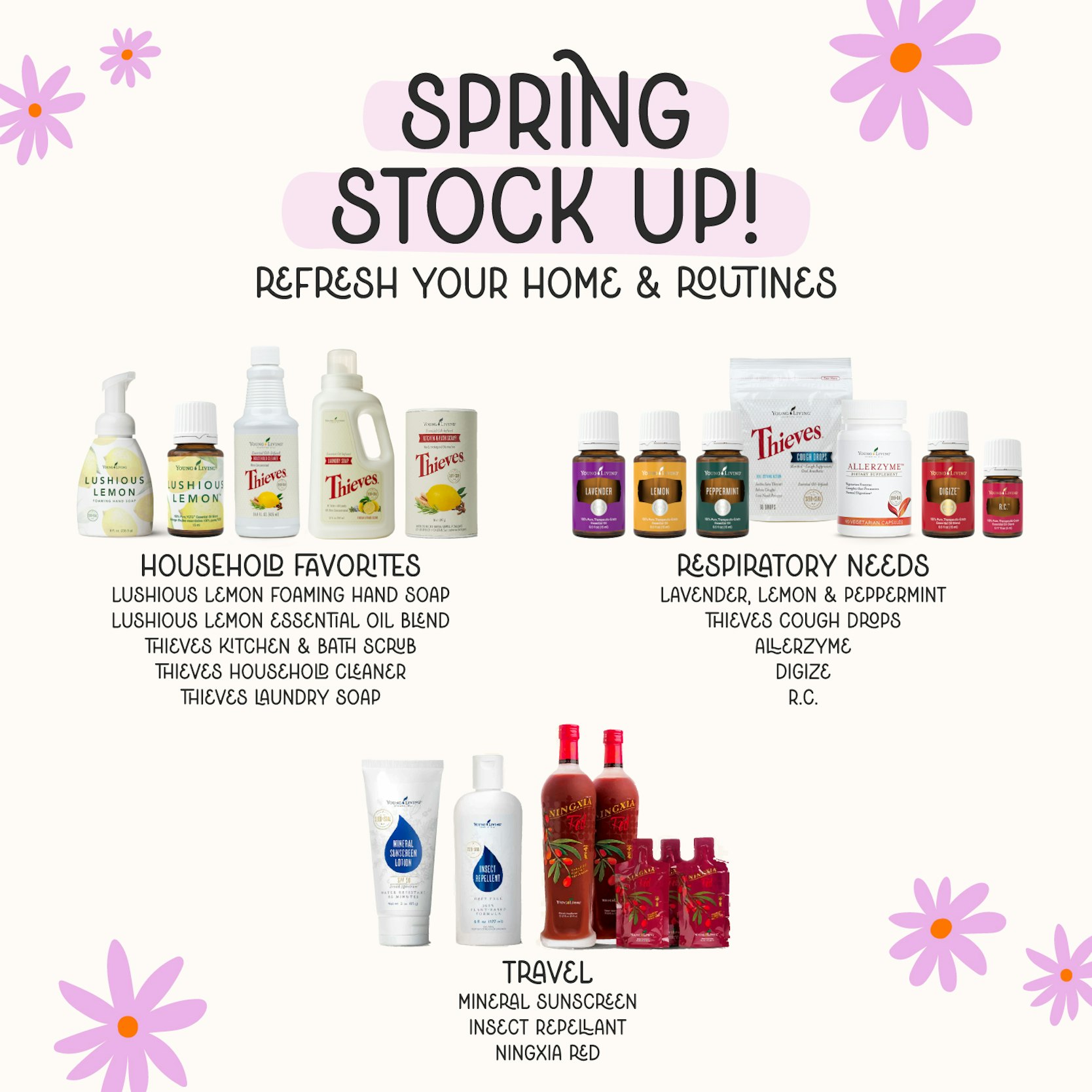 Stock Up For Spring